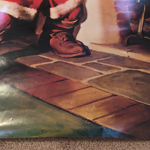 Season’s Greetings Coca-Cola Vintage Poster - Picture 3 of 4